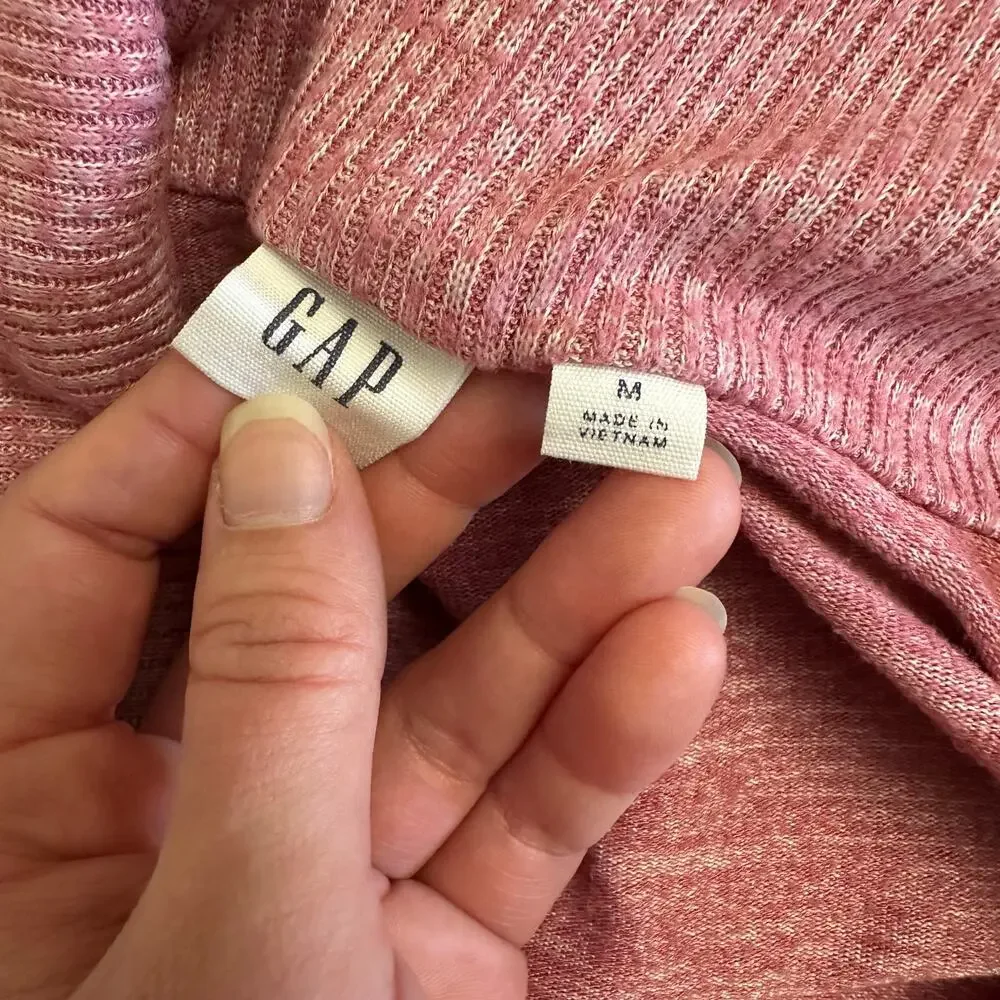 GAP‎ Softspun 3rd Lounge Set Pink Joggers L Top M Athleisure Cozy